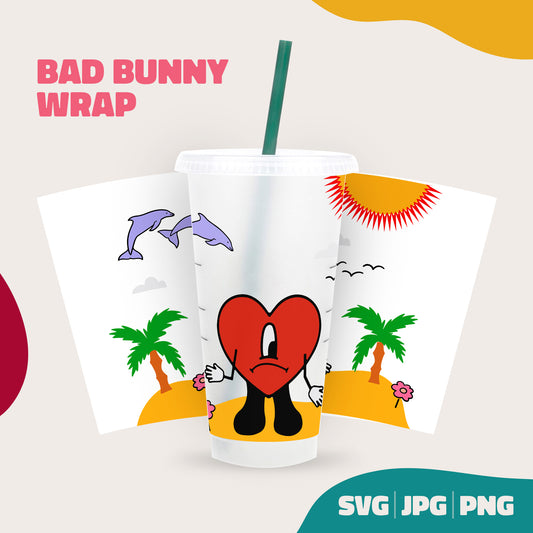 Un Verano Sin Ti Starbucks Cup Wrap (SVG, JPG, PNG)