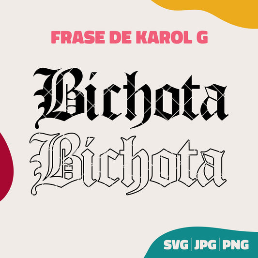 Bichota Karol G (SVG, JPG, PNG)