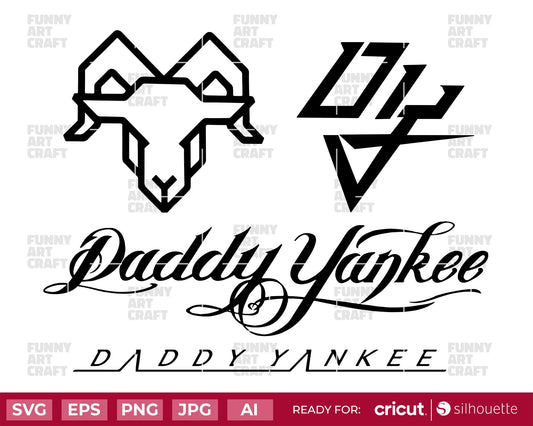 Daddy Yankee Svg Legendaddy Svg La Ultima Vuelta World Tour Reggaeton Digital File Clipart for Tshirt, Stickers, Cricut and Sublimation