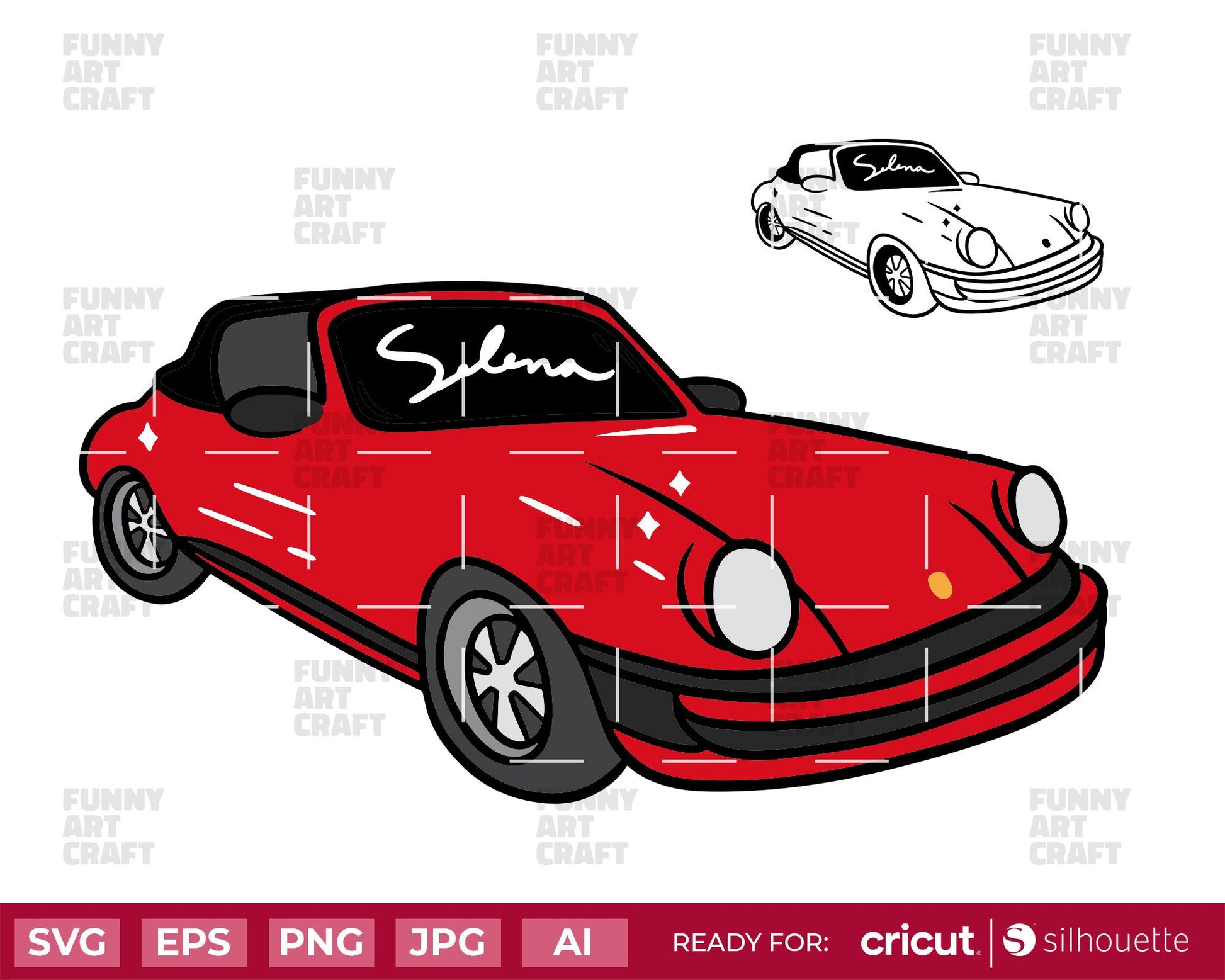 Selena Car Svg Selena Quintanilla Svg Carro Como la Flor Svg Anything for Selenas for Cricut and Sublimation